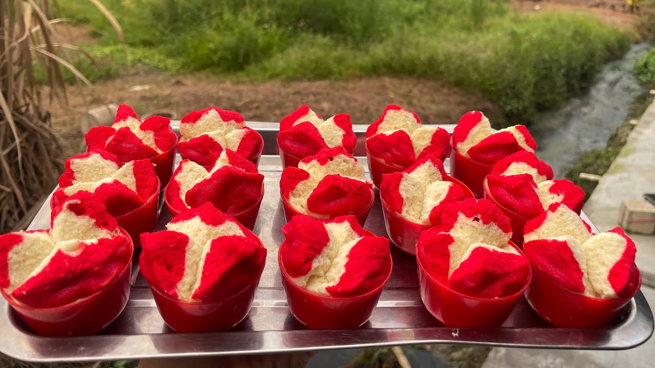 Apam Mekar Chinese - Berbuka Puasa 2026 dan Gong Xi Fa Cai 2026 - 5  Bahan sahaja