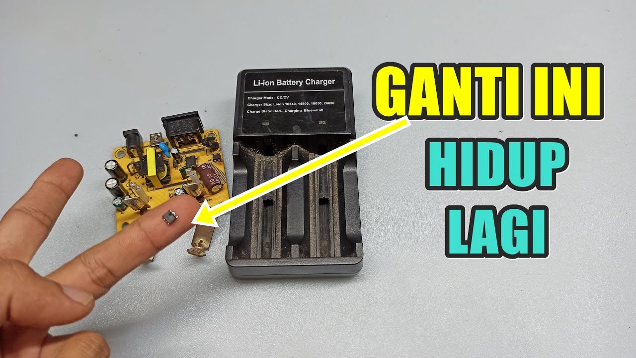 Memperbaiki charger baterai rusak