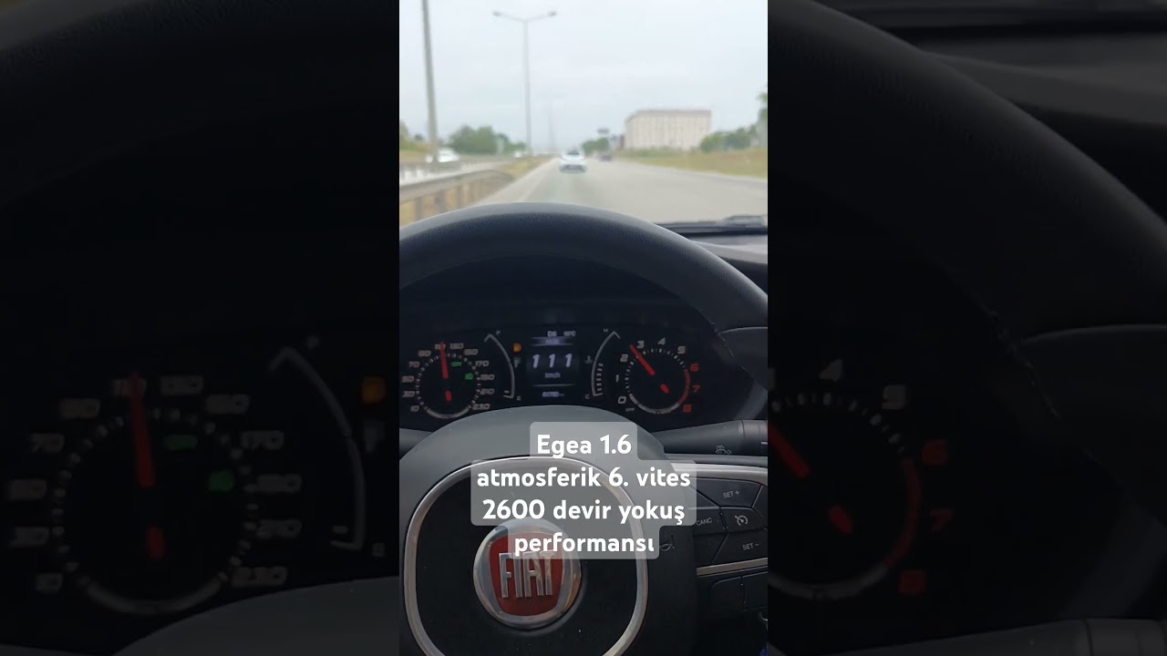 Fiat Egea 1.6 E-Torq LPG yokuş denemesi