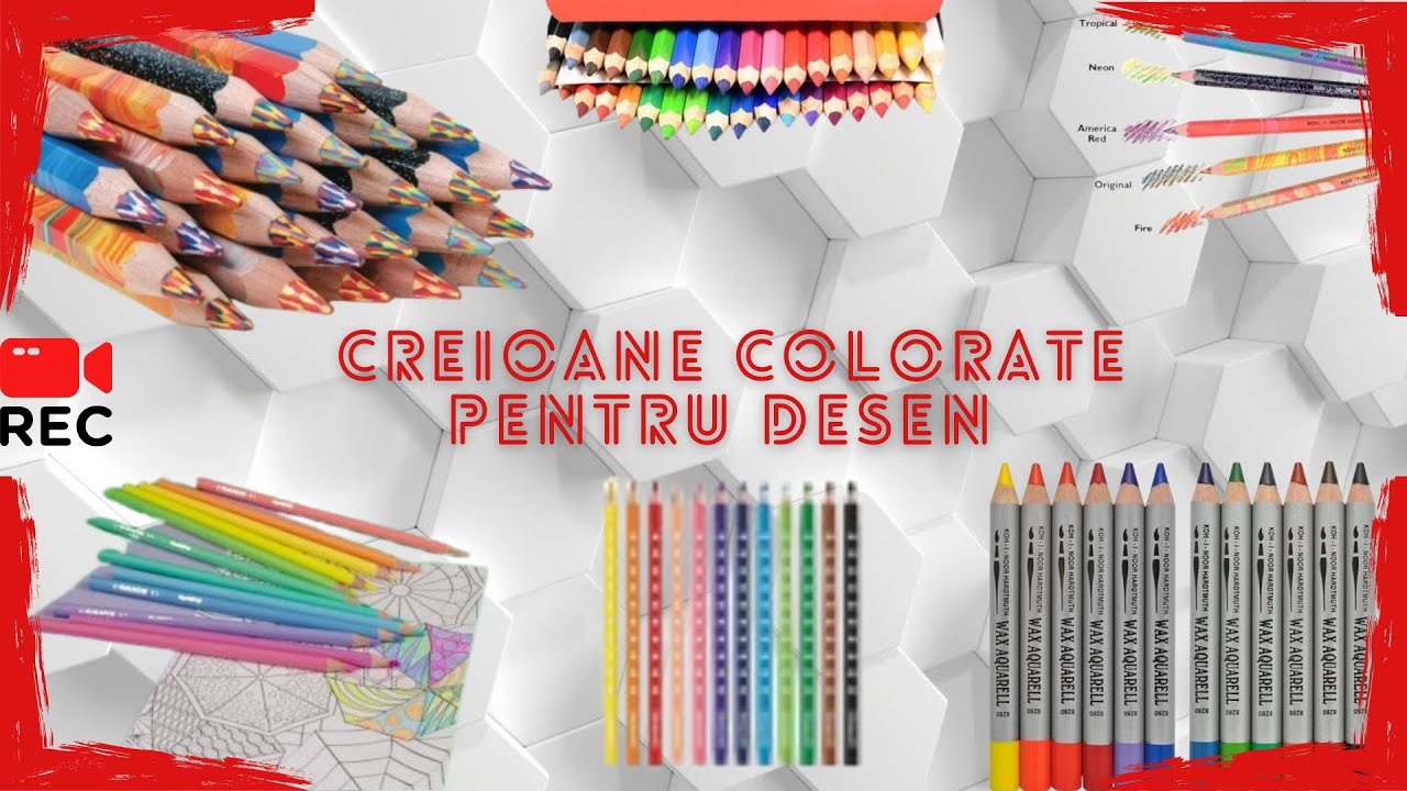 Creioane colorate pentru desen din oferta Darcomshop | Care sunt cele mai bune? - short