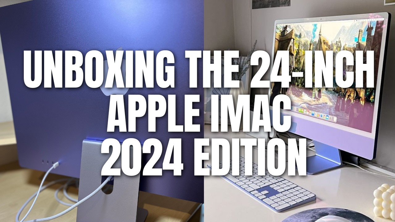 Unboxing the 24-inch Apple iMac (2024 edition)