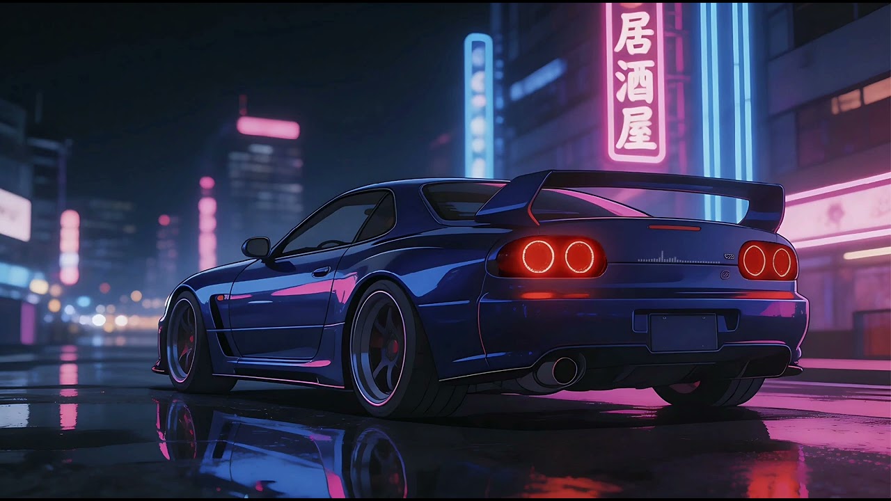 tokyo neon drift 🏁 chill lofi & synthwave radio