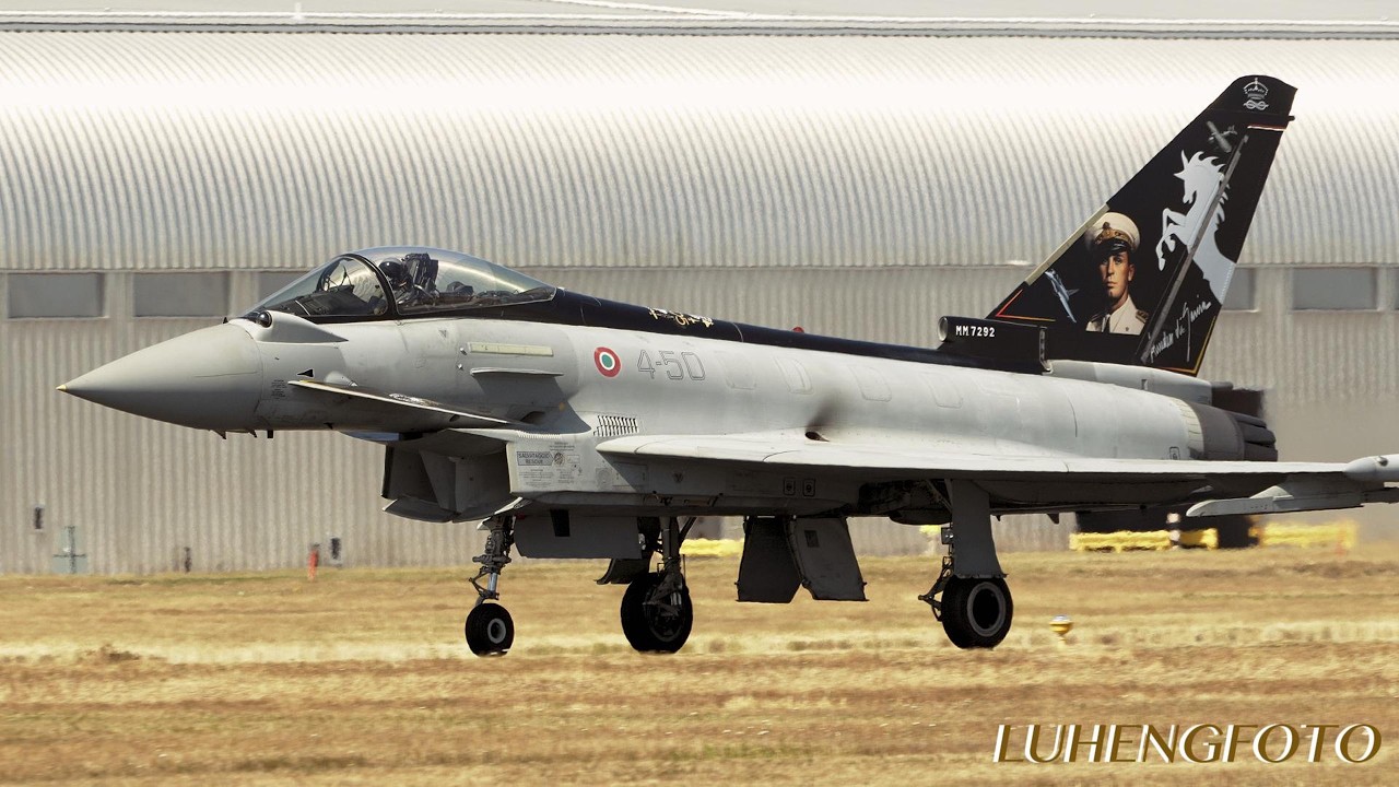 Наслаждение для глаз и ушей | Сольное выступление итальянского F-2000A Typhoon | FIA2026