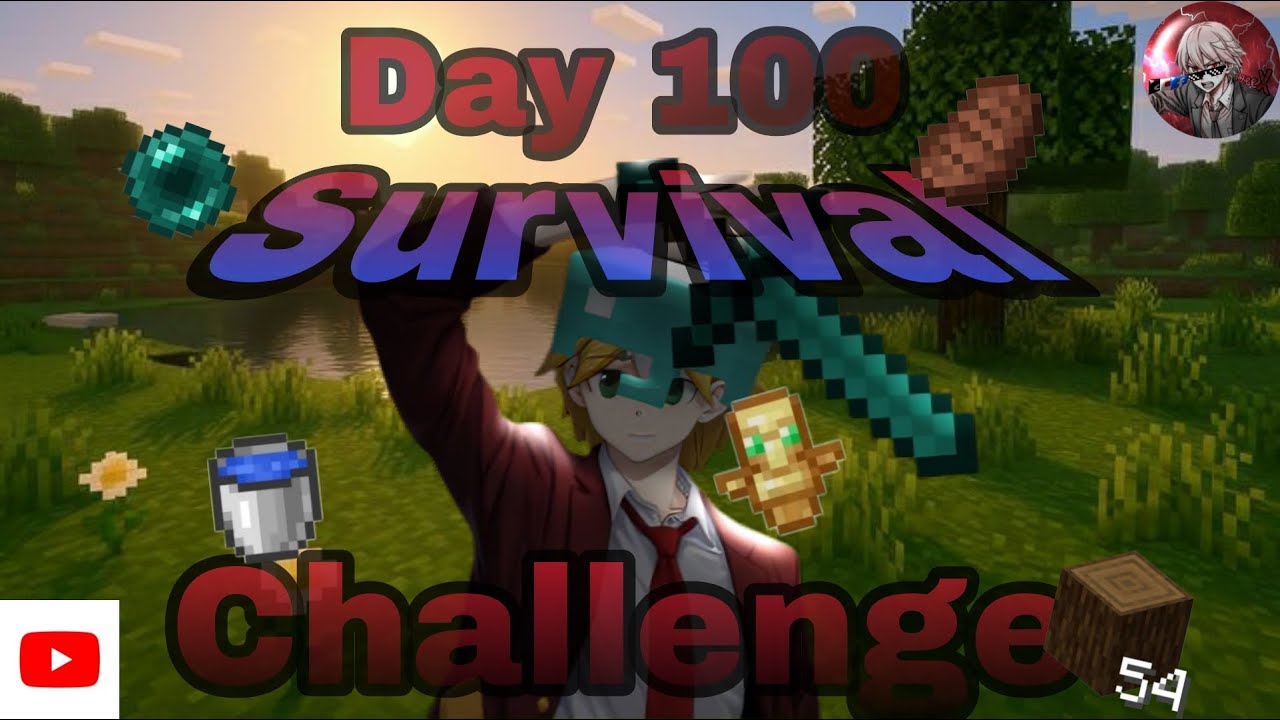 Minecraft Day100 Survival  Part 1 (ကျနော် ညတိုင်း 8PM Youtube မာ Live Steam ပါတယ်)