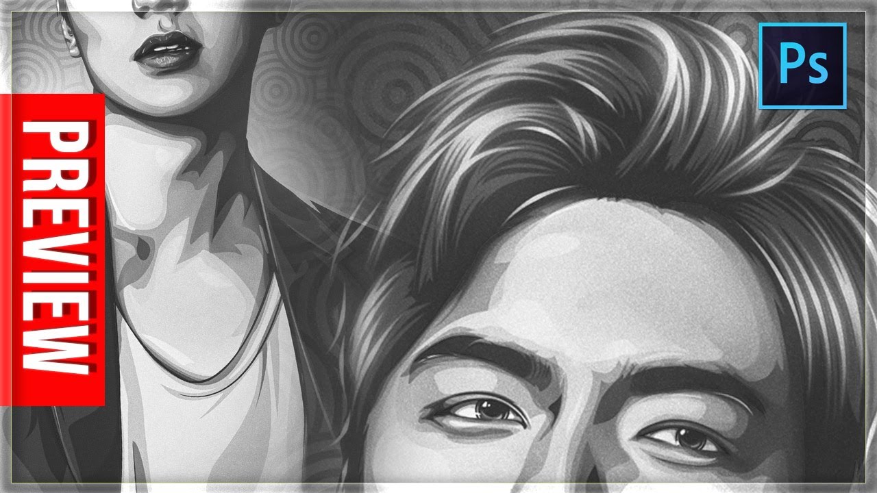 [ Photoshop Preview ] LEE MIN HO - VEXEL ART by Safiiclon