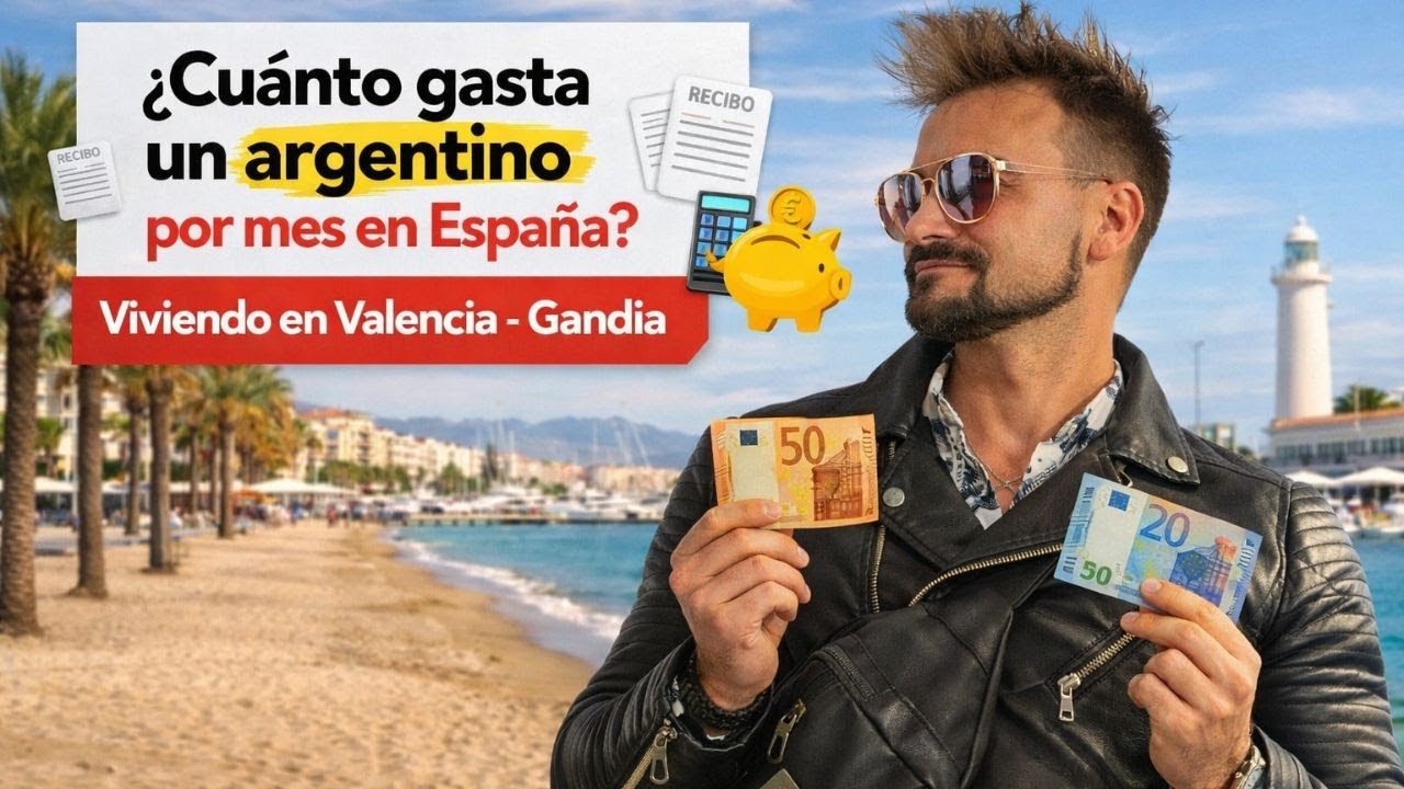 COSTO DE VIDA PARA 1 PERSONA POR MES EN VALENCIA GANDIA #espa&ntilde;a #compras
