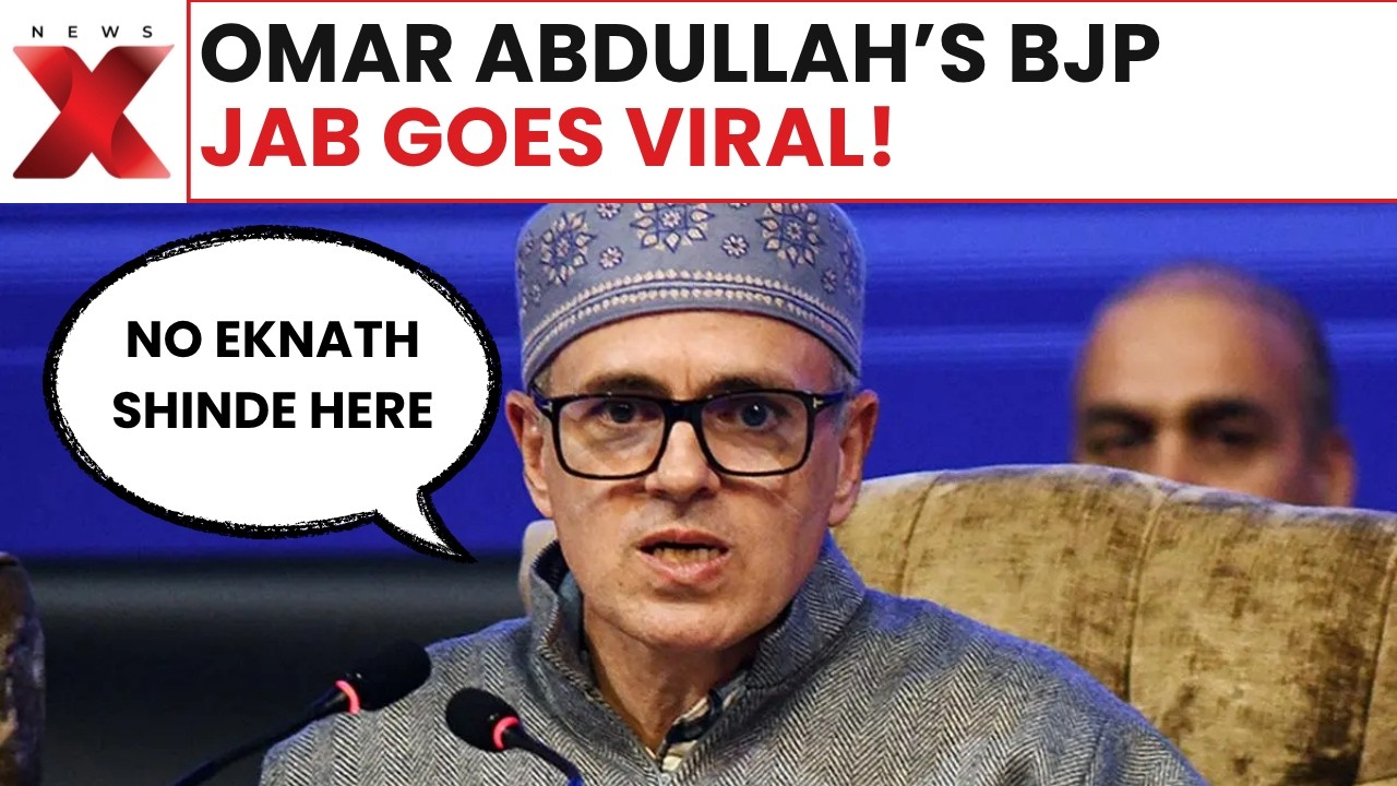 &lsquo;No Eknath Shinde Here&rsquo; Omar Abdullah&rsquo;s Sharp Jab At BJP Goes Viral | NewsX