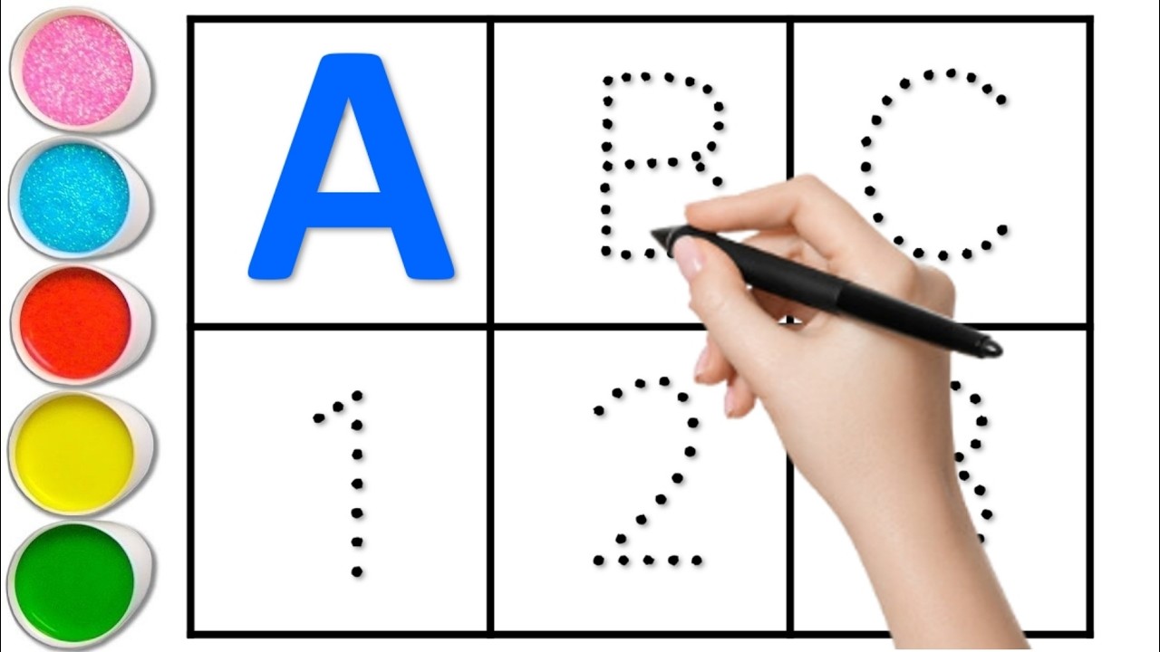 Learn to count, One two three, 123 numbers, 123, 1 to 100 counting, abc, a to z alphabet, 123