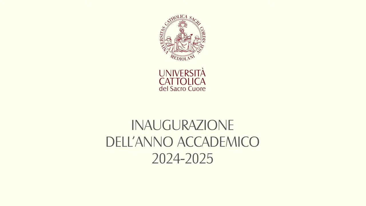 Inaugurazione dell'Anno Accademico 2024-2025 - Sede di Milano