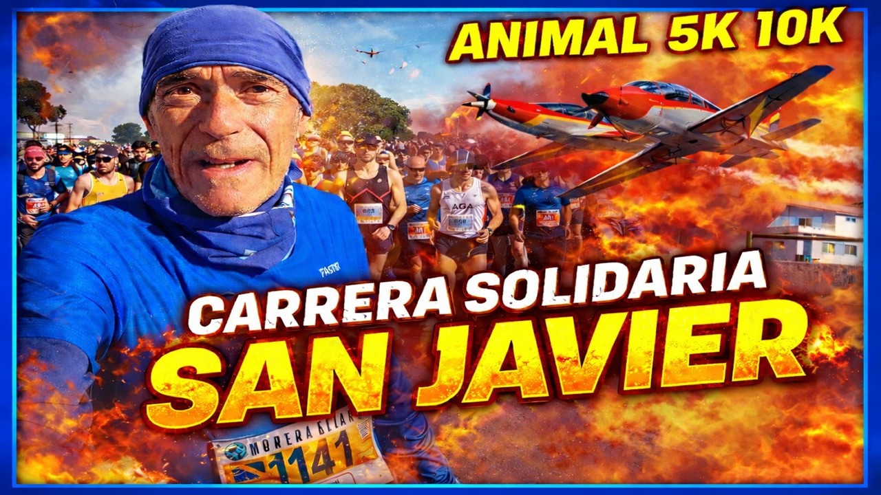 👉 Corrí la ANIMAL 5K/10K en la Base Aérea de San Javier 🛩️🔥