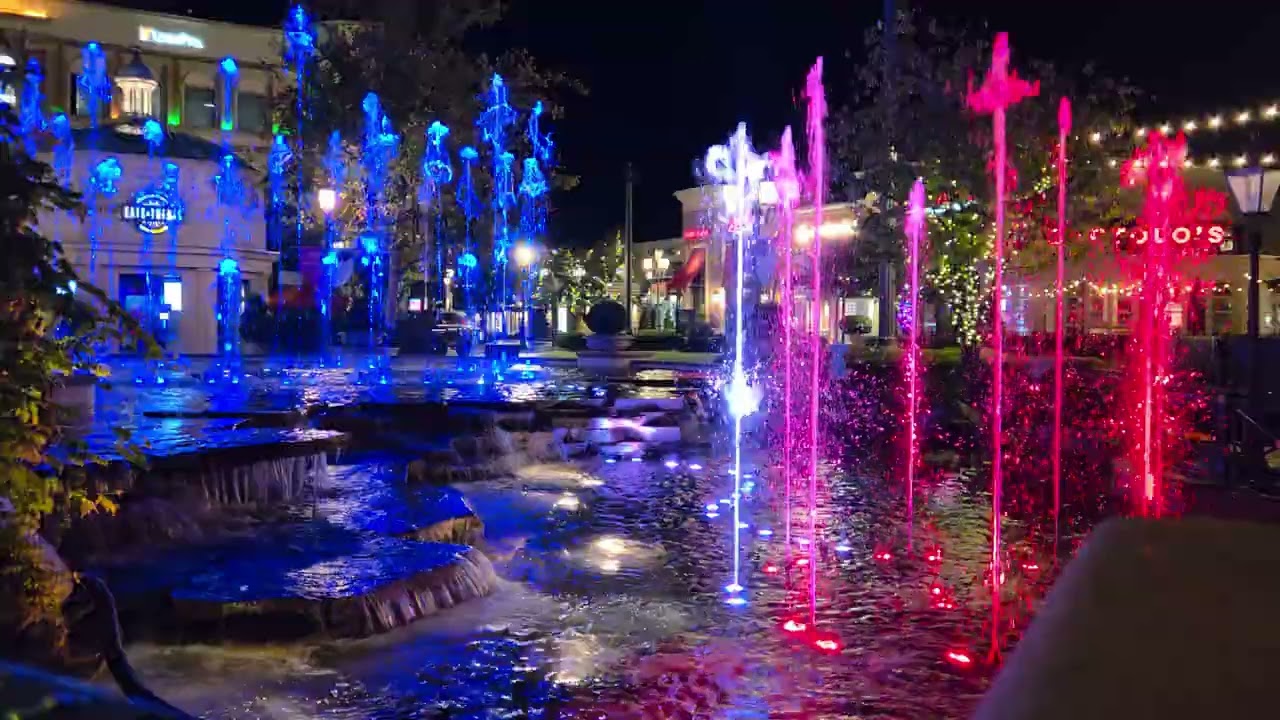 Station Park Fountain Show: Non Musical Patterns