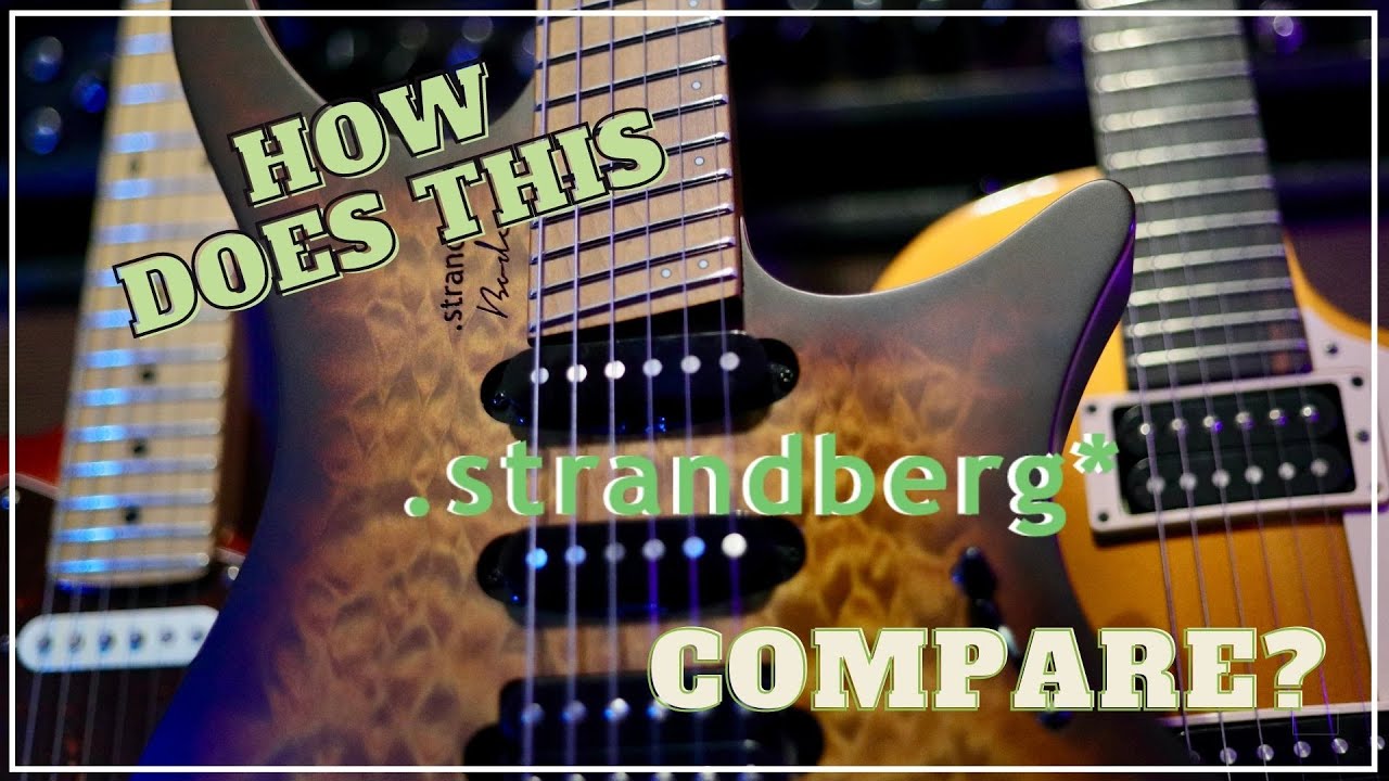 Strandberg Boden Standard 6 Bengal Burst vs Custom Strat and Les Paul