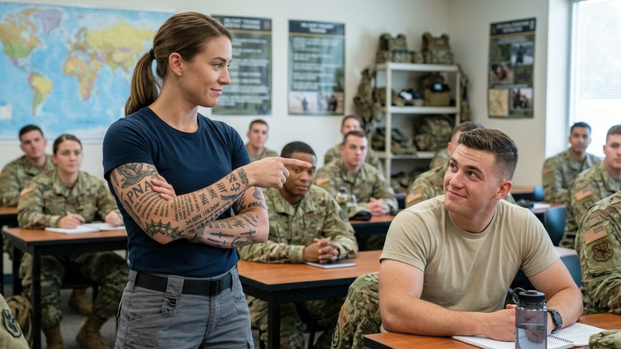 “Why So Many Tattoos, Lady?” Navy SEAL Asks—Her Reply Silences The Whole Mess Hall.