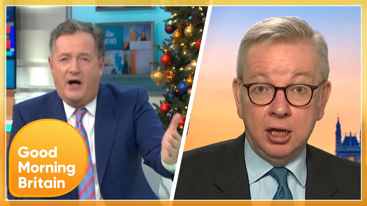 Piers and Michael Gove Clash Over Herd Immunity | Good Morning Britain
