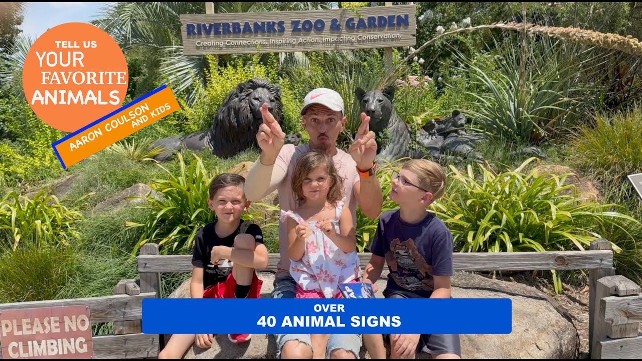 ASL * SIGN LANGUAGE REVIEW * DAY AT THE ZOO WITH KIDS