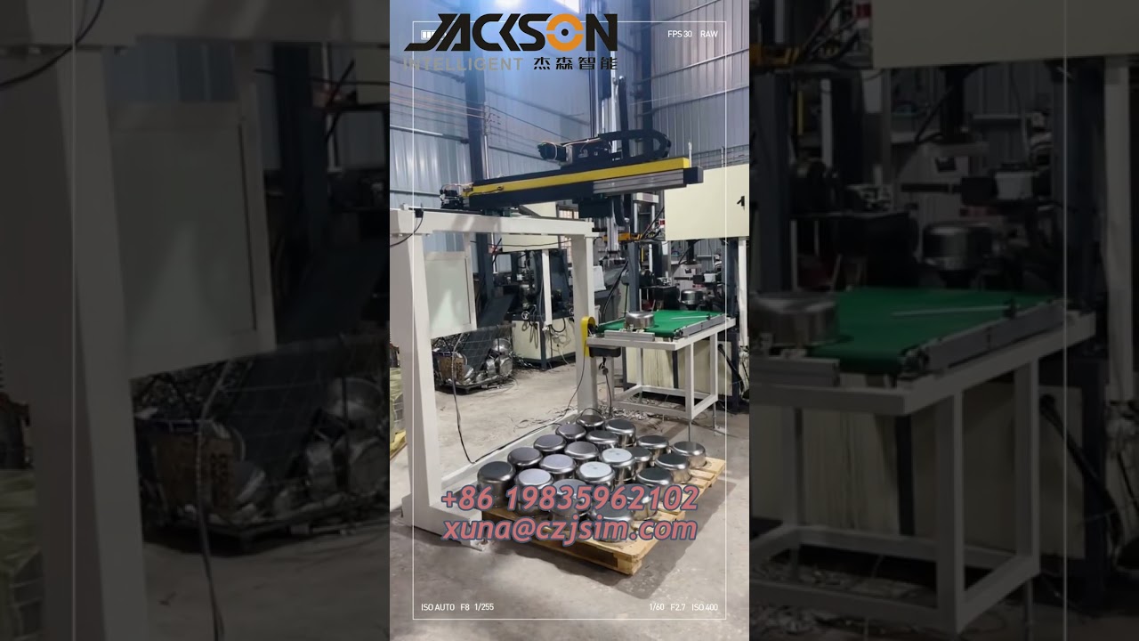 JACKSON SS Salad Bowl Pan Cookware Lunch Plate Production Line With Manipulator