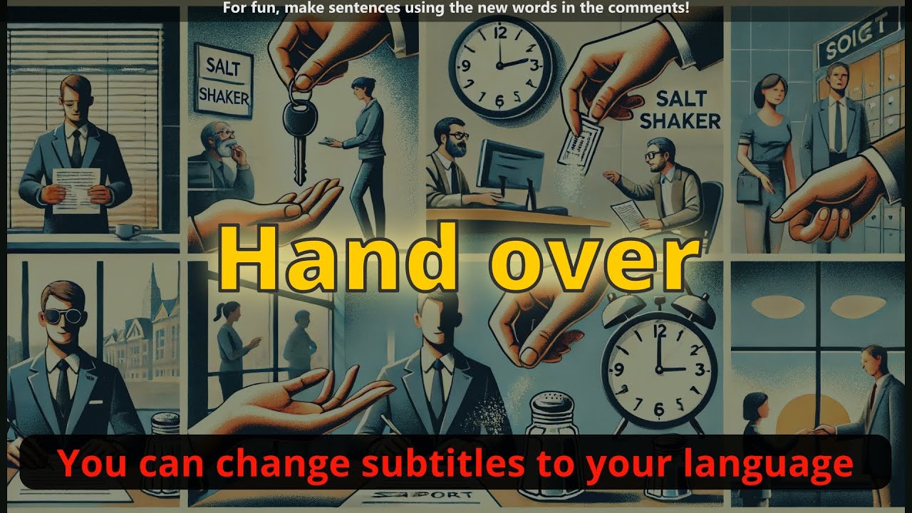 Hand over meaning with 5 examples