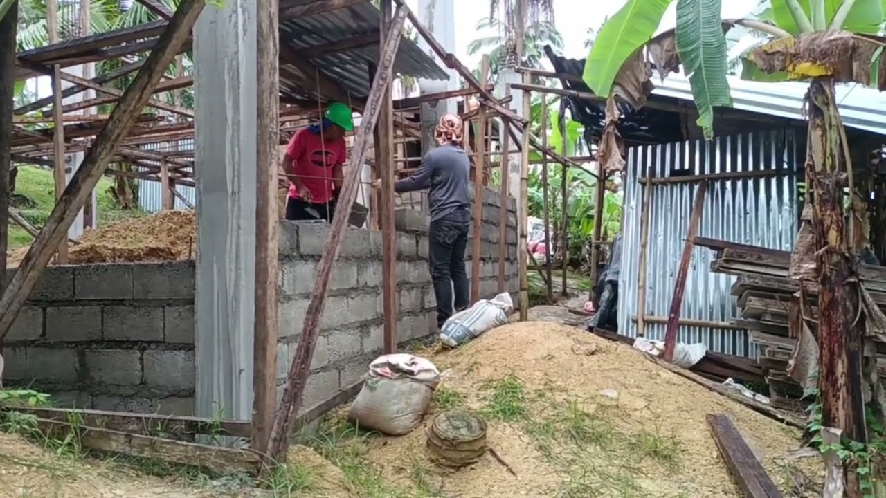 House coming up and garden too