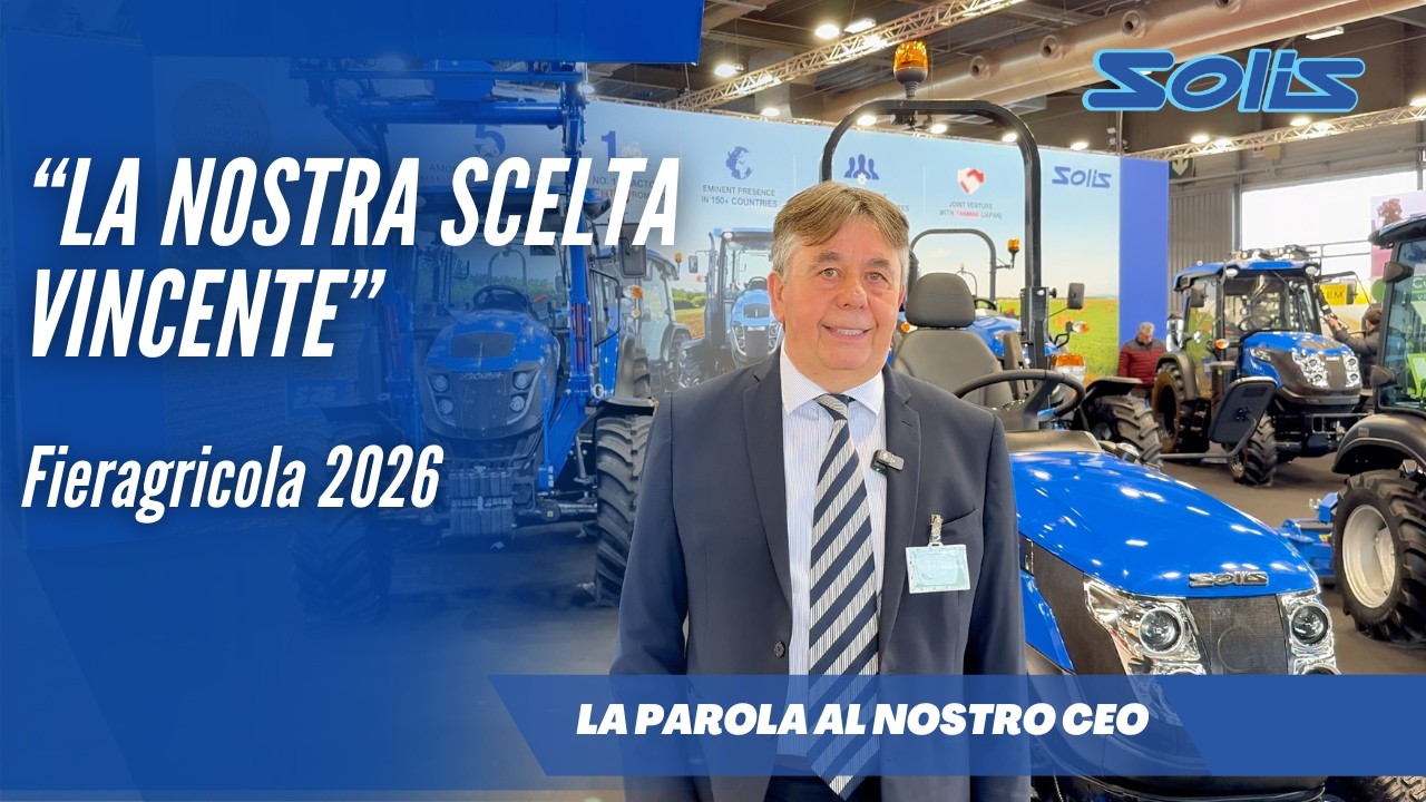 SOLIS: una scelta vincente | L’intervista al nostro CEO da Fieragricola 2026