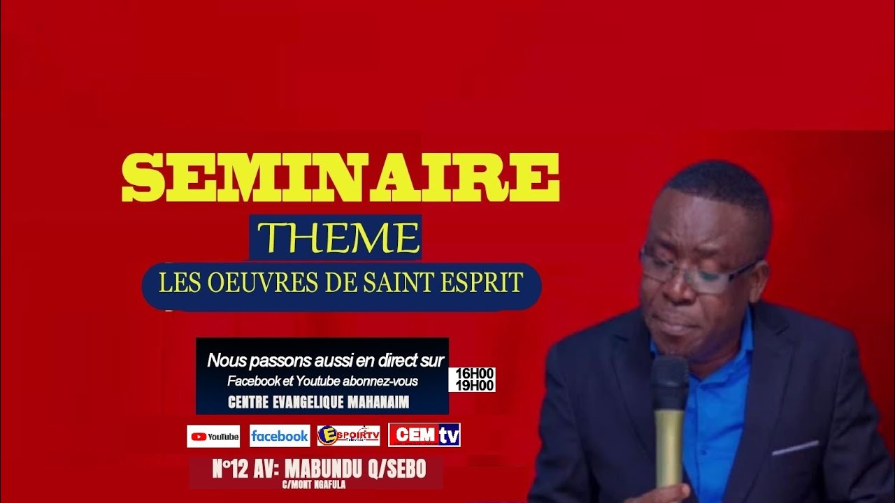 Diffusion en Direct de L'église CENTRE EVANGELIQUE MAHANAIM
