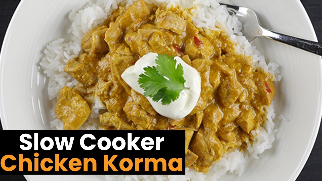 Slow Cooker Chicken Korma