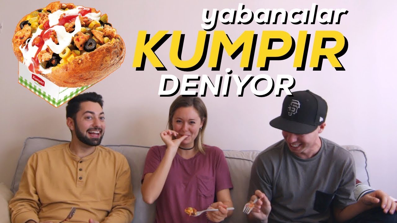 Yabancılar Kumpir Deniyor!!! Foreigners Try Kumpir!