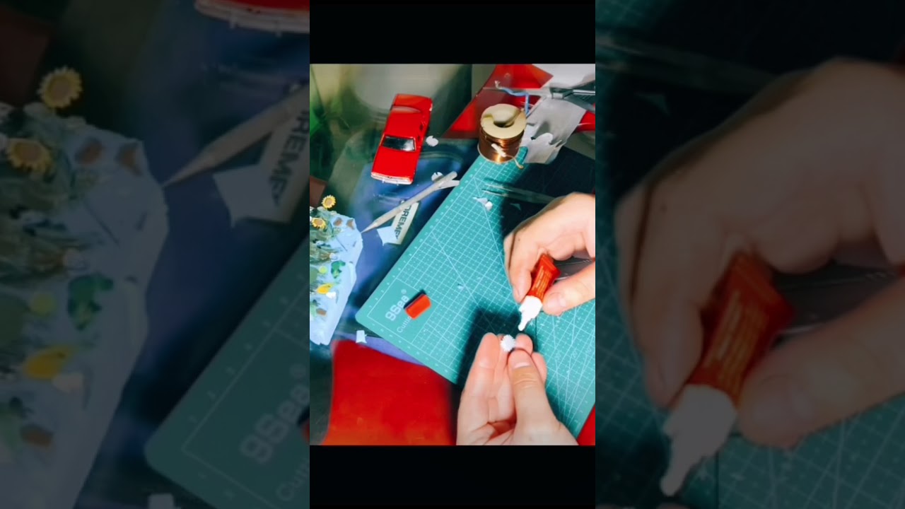 Такого на ютубе не показывали!!!как сделать подсолнух для диорамы#настятуман #диорамы