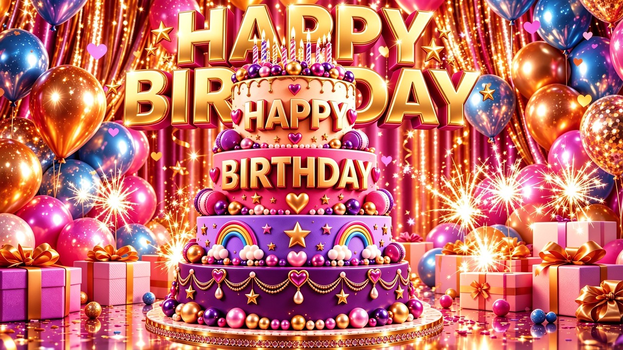 Happy Birthday Song Remix 🎈 A Beautiful Birthday Surprise Worth Sharing