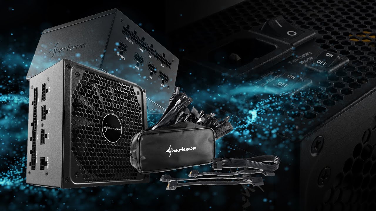 Sharkoon SilentStorm Cool Zero 850W Unboxing (4K)