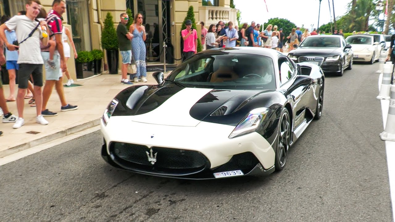 Maserati MC20 Ciélo with Novitec Exhaust - LOUD Revs in Monaco!
