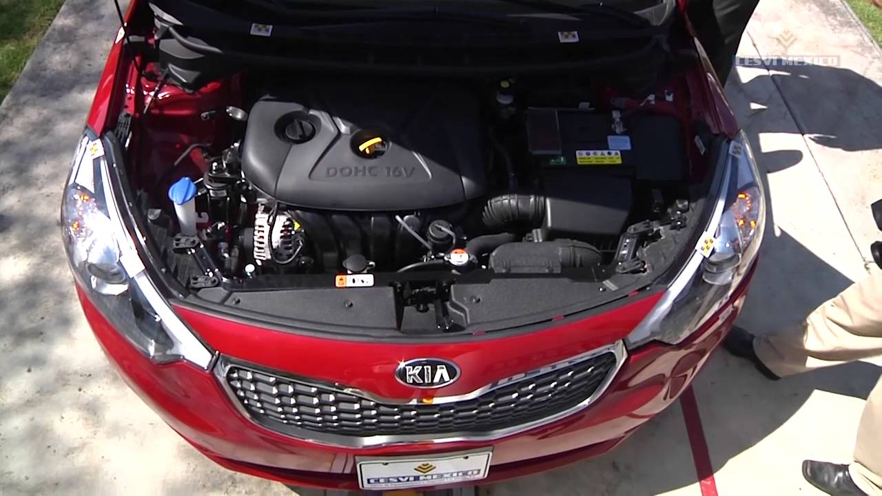 Low-speed crash test KIA Forte 2016