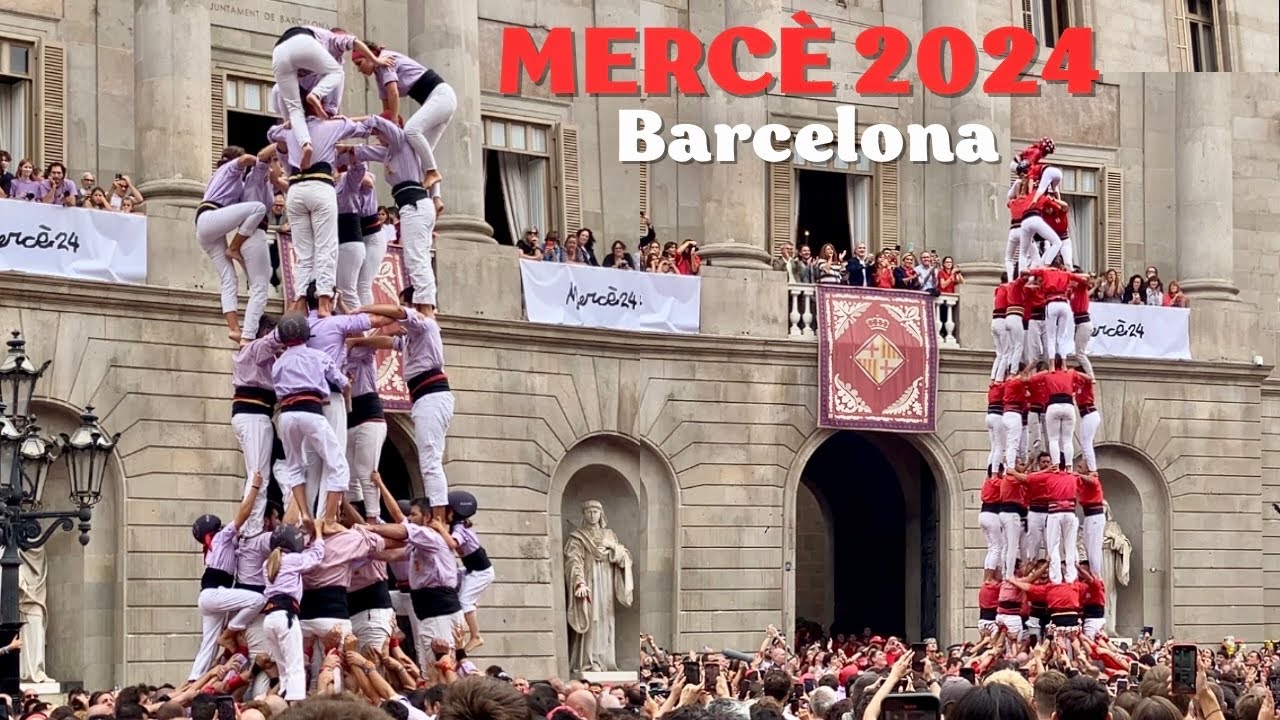 Diada Castellera de la Mercè 2024 en Barcelona - Human Tower Formations