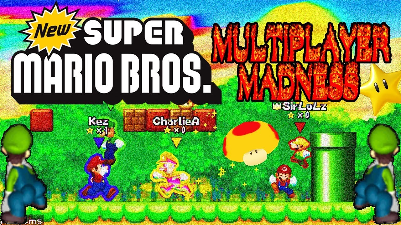 New Super Mario Bros. DS Versus Mode Remake - 6-Player Online Battles