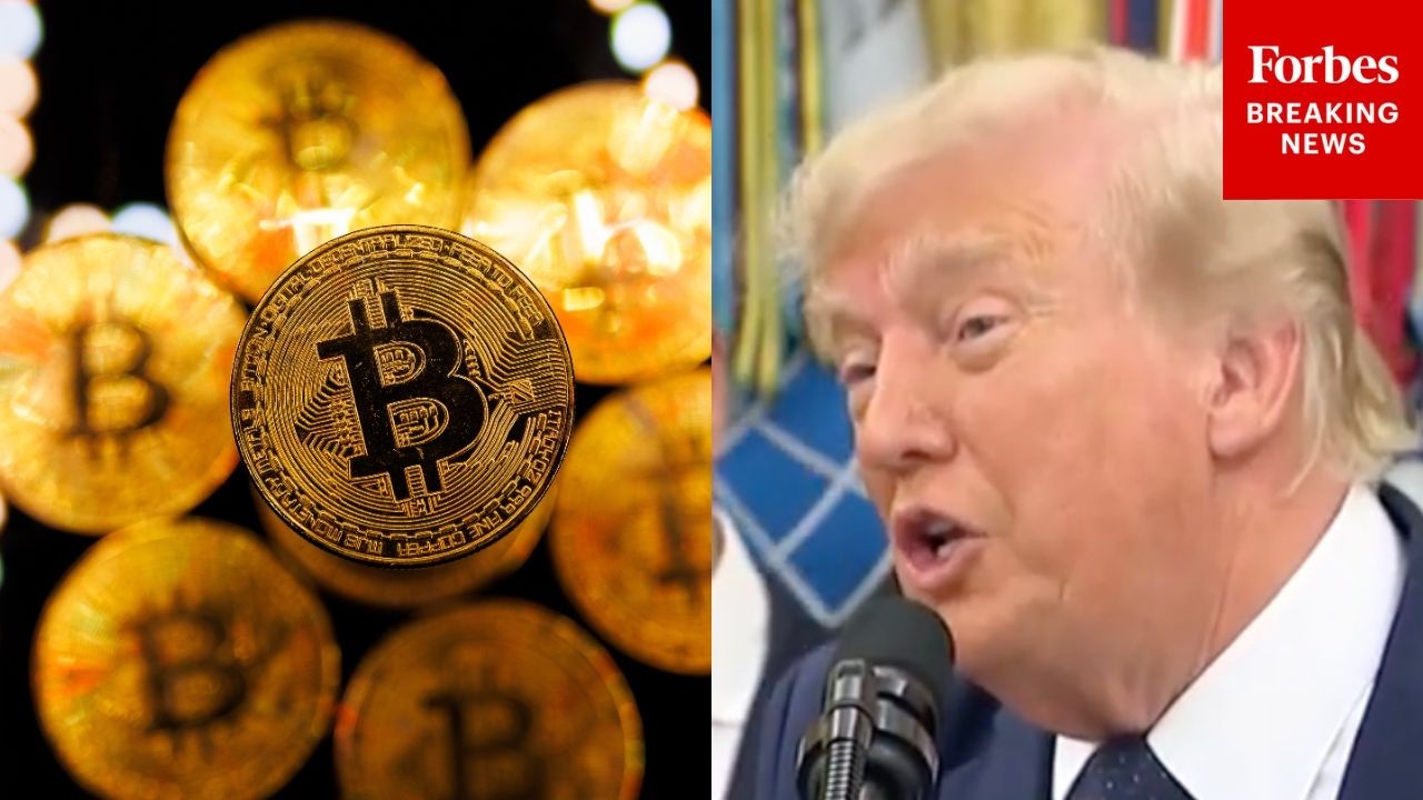 Репортер спрашивает Трампа: планируется ли добавить биткоин на счета Трампа?