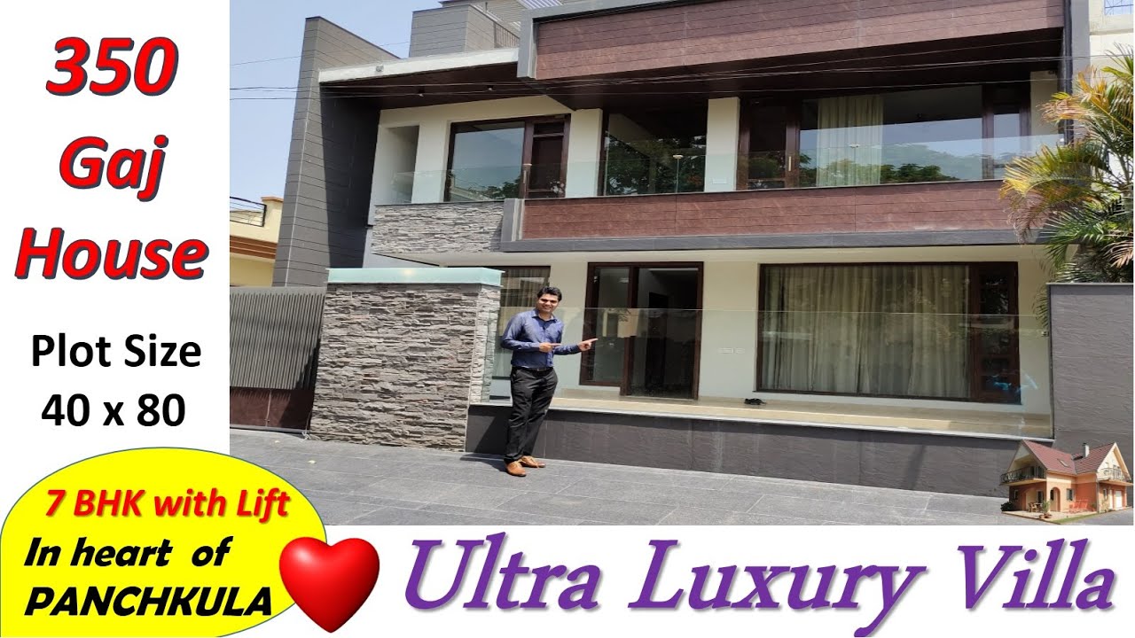 40 by 80 House Design | Ultra Luxury Villa Panchkula Chandigarh| Modern Luxury Villa Interior Design