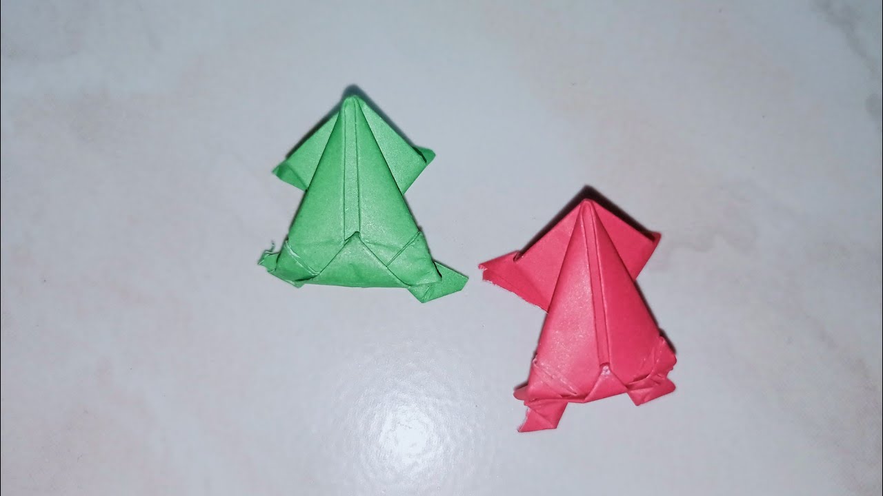 Paper frog making