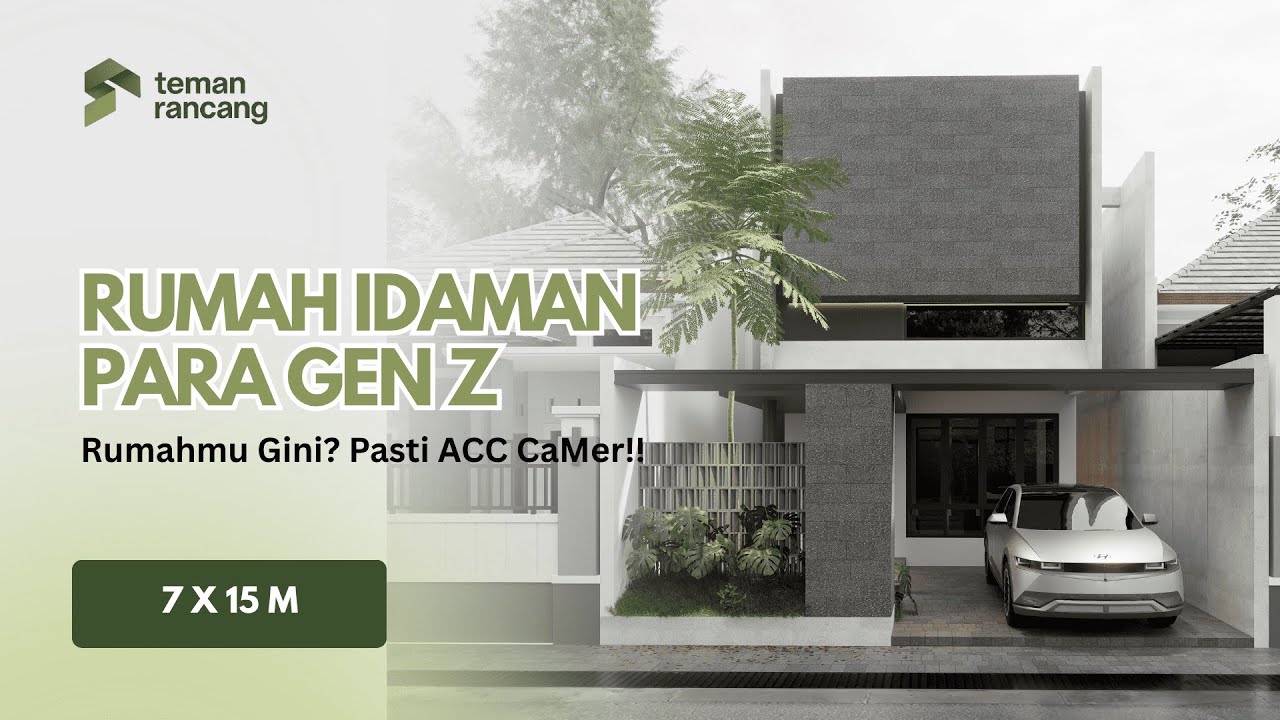 Modal Rumah Seperti Ini, Langsung Jadi Anak Menantu!! | Desain Rumah Kontemporer 7x15 #architecture