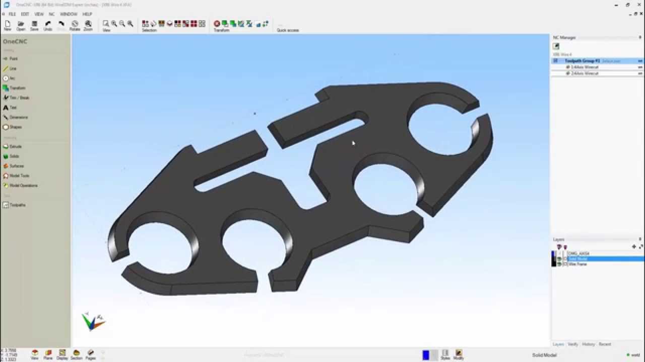 OneCNCXR6 CAD CAM Wire EDM
