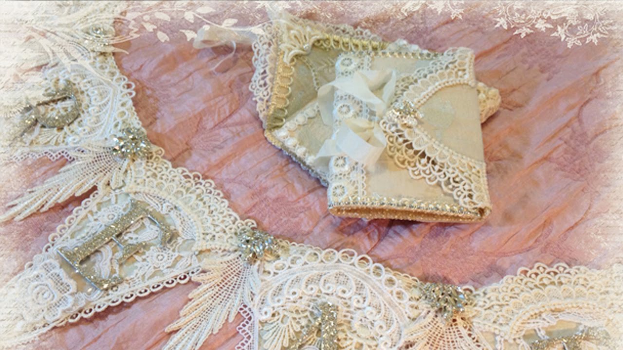 Vintage Style Bunting Banner and Notebooks with Tresors de Luxe