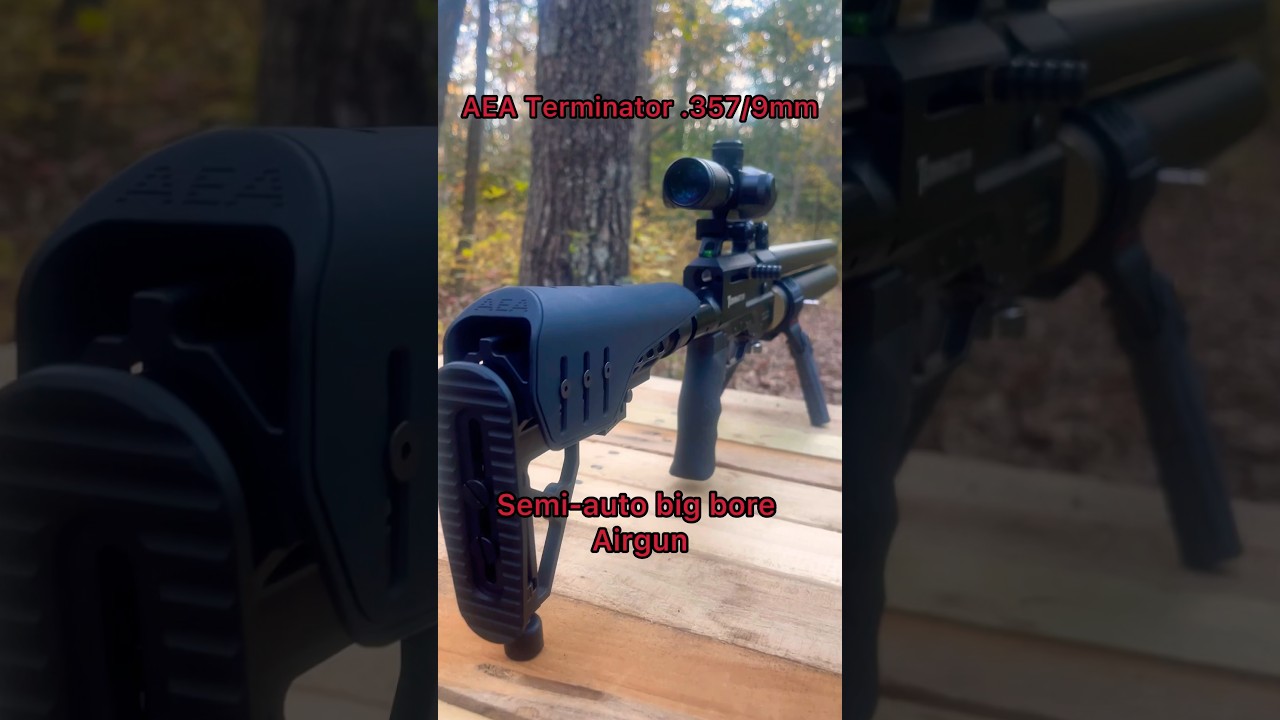 AEA Terminator. 357 semi-auto regulated is a masterpiece Airgun 💥 #aea #airgun #357
