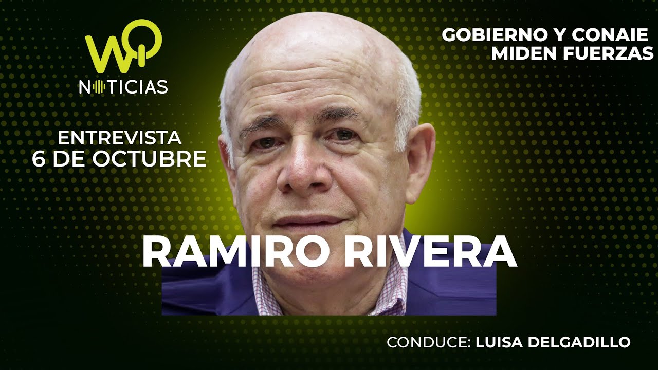 Dr. Ramiro Rivera, Analista Pol&iacute;tico.