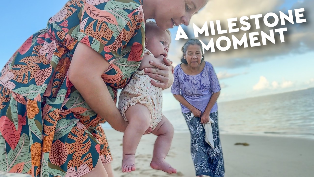 Her FIRST TIME Touching The Philippines Sand 🇵🇭 Beautiful Moment
