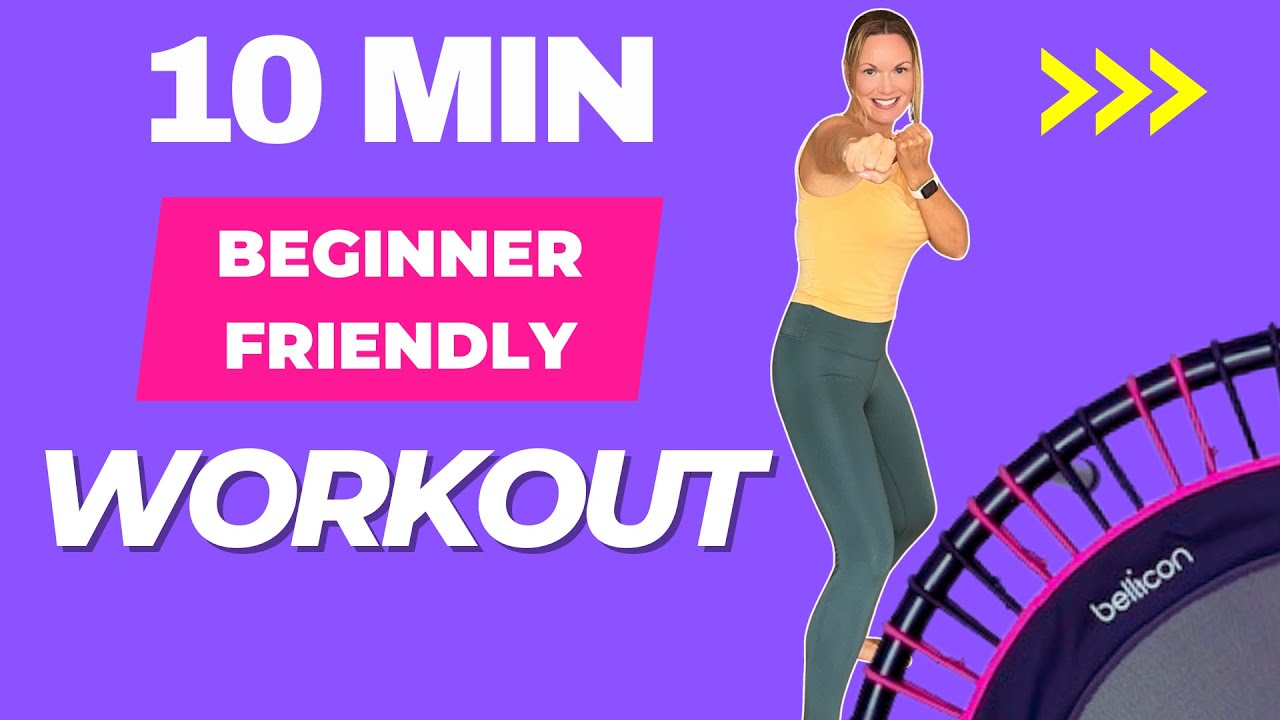 10 Min Beginner bellicon Rebounder Workout | Gentle & Fun Mini Trampoline Routine