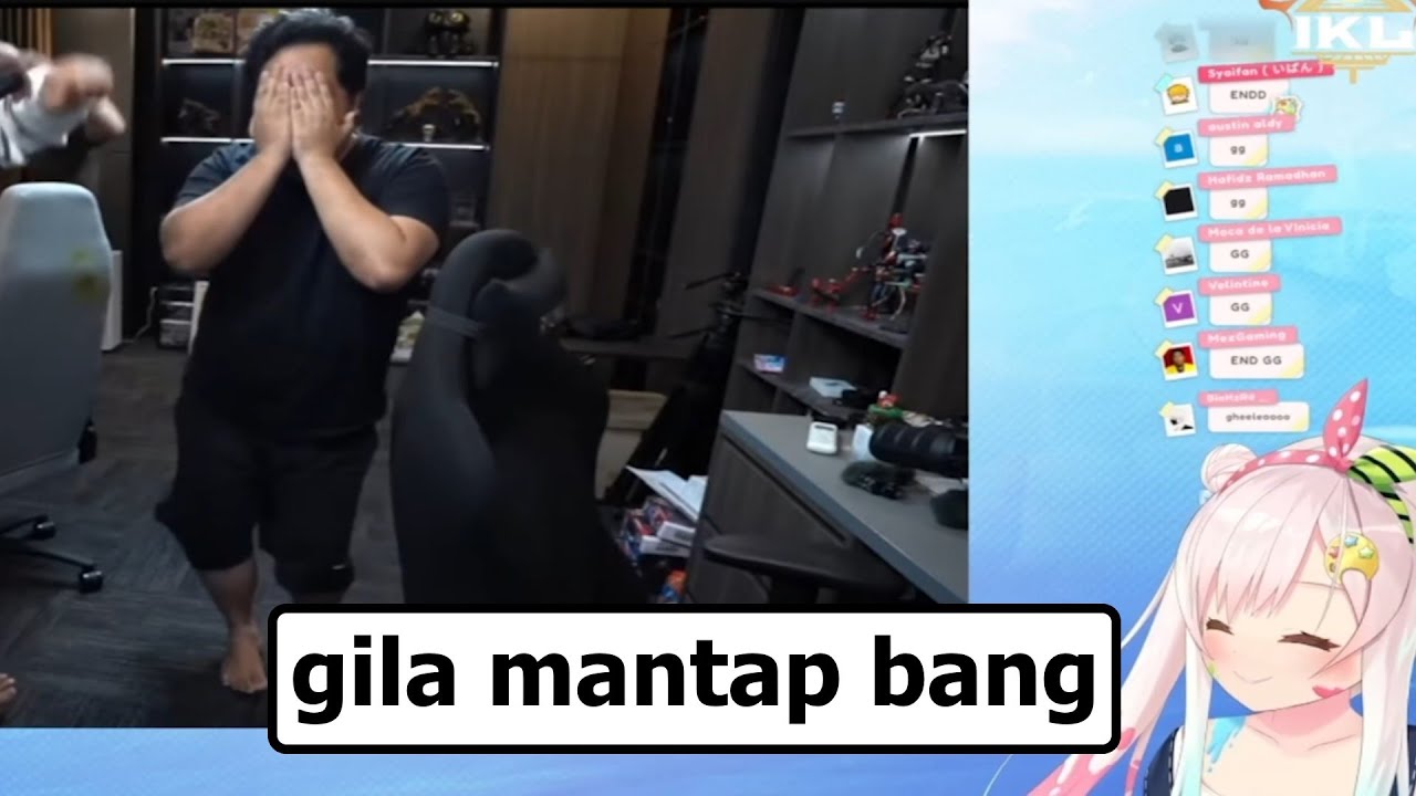 Yopi ngakak liat tarian dugong the great [@Airani Iofifteen hololive-ID]