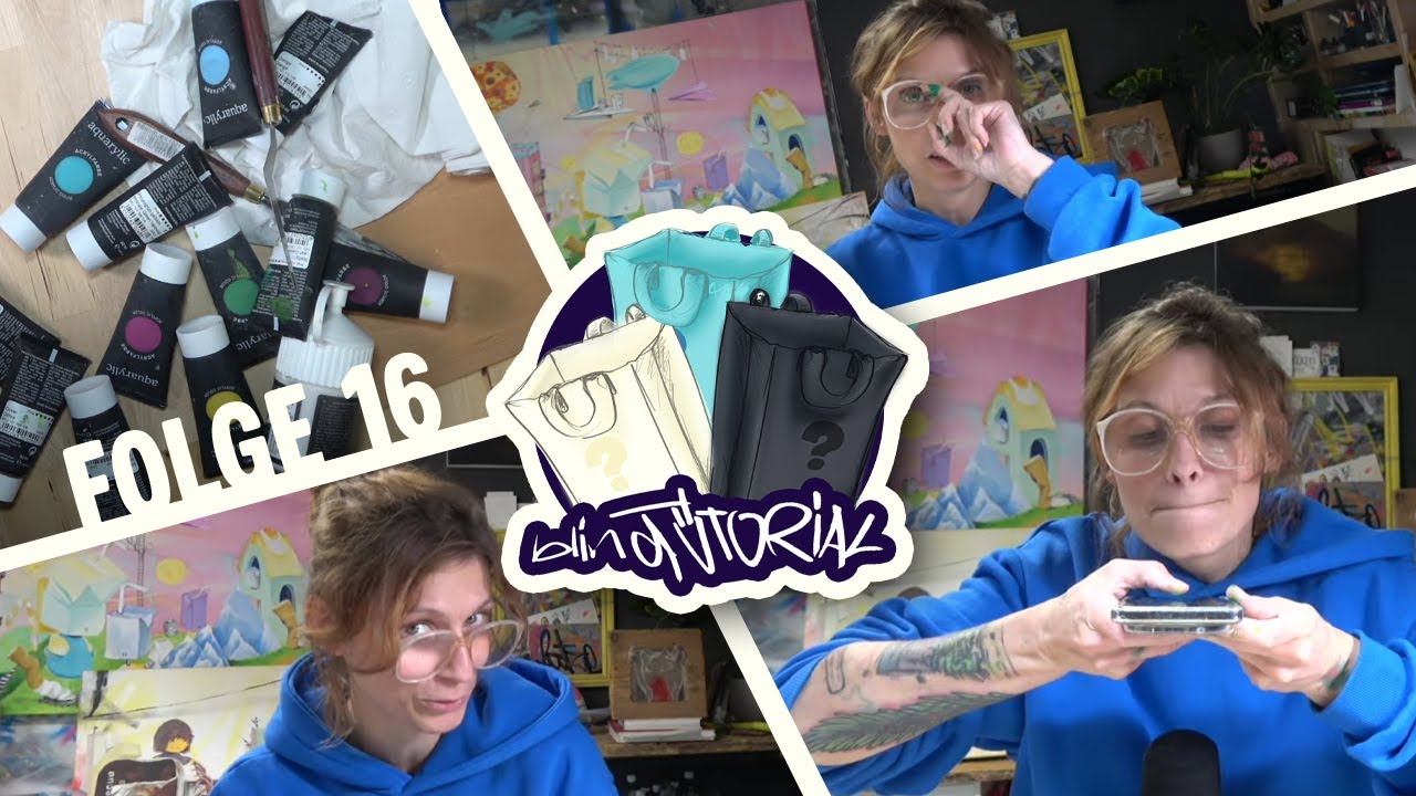 Blind Tütorial - die Struktur die dir im Leben fehlt - Kunstchallenge