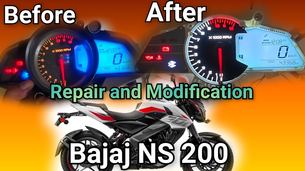 BIKE Meter Repair and Modification Bajaj Pulsar NS 200 