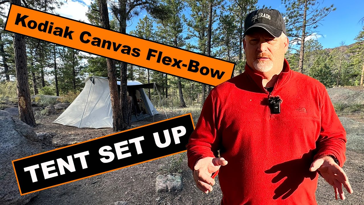 Установка палатки Kodiak Canvas Flex-Bow
