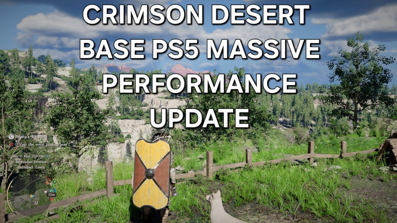 Crimson Desert - Base PS5 Performance Update Gameplay Showcase 