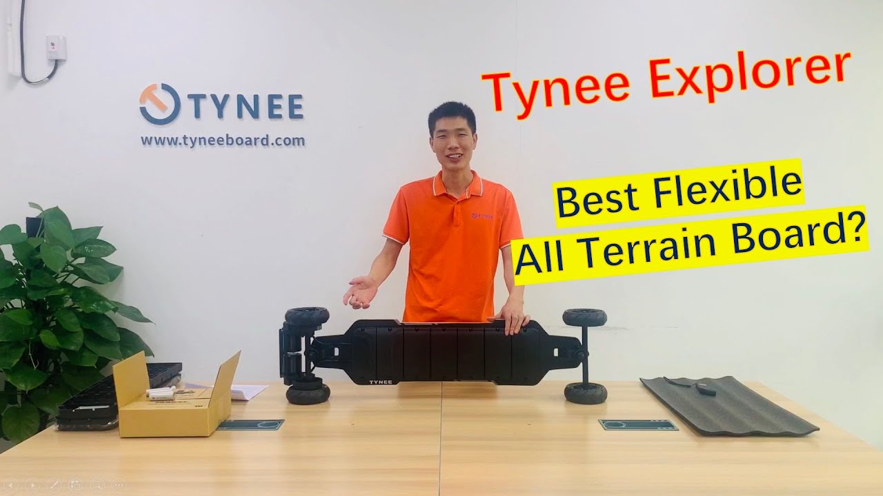 Best Flexible All Terrain Electric Skateboard-Tynee Explorer-Tyneeboard.com