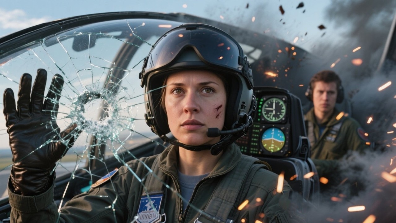 Cracked Canopy on the Trainer Jet Nicked Her Hand—She Still Landed Safely, Saving the Student